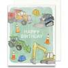 Construction Trucks Birthday Greeting Card - Greeting Cards - 1 - thumbnail