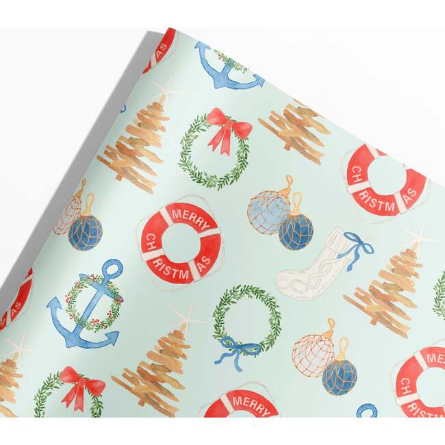 Coastal Christmas Gift Wrap