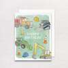 Construction Trucks Birthday Greeting Card - Greeting Cards - 2