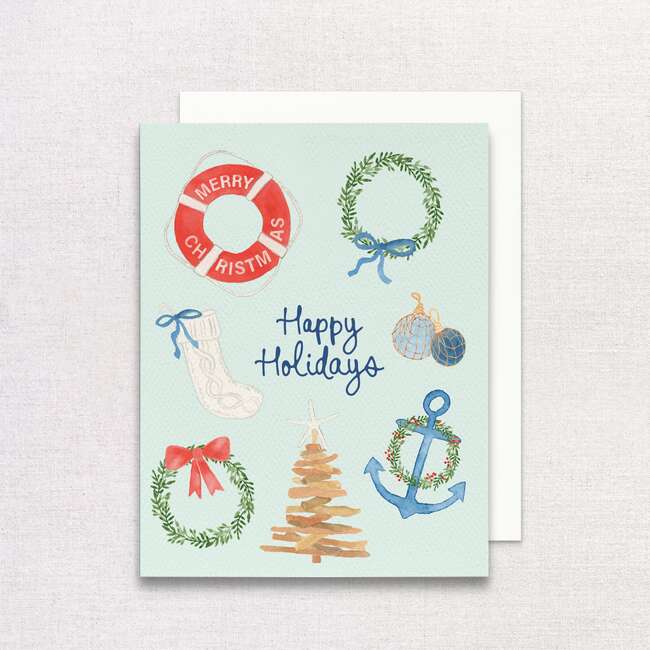 Coastal Christmas Greeting Card - Greeting Cards - 2
