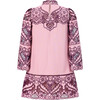 Annie Embroidered Sleeve Mini Dress, Thistle - Dresses - 2