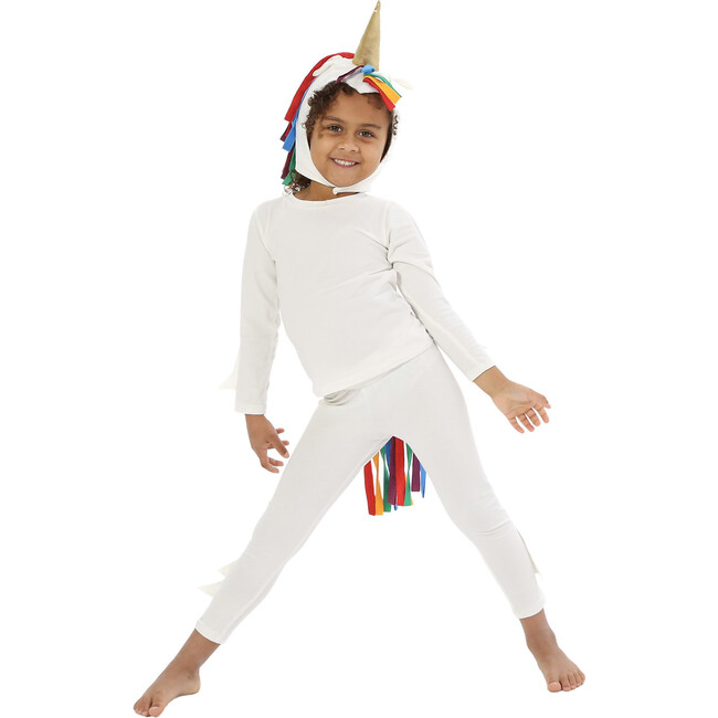 Rainbow Unicorn Costume, White