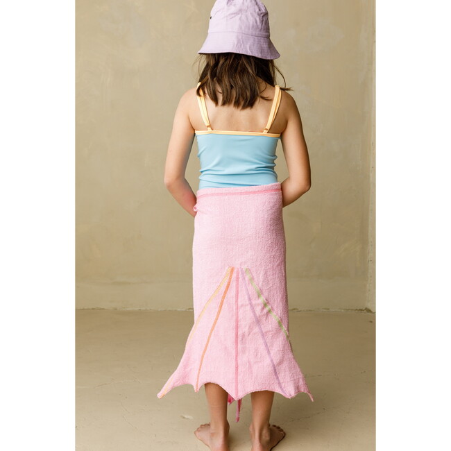 Mermaid Wrap Towel, Pink - Costumes - 4