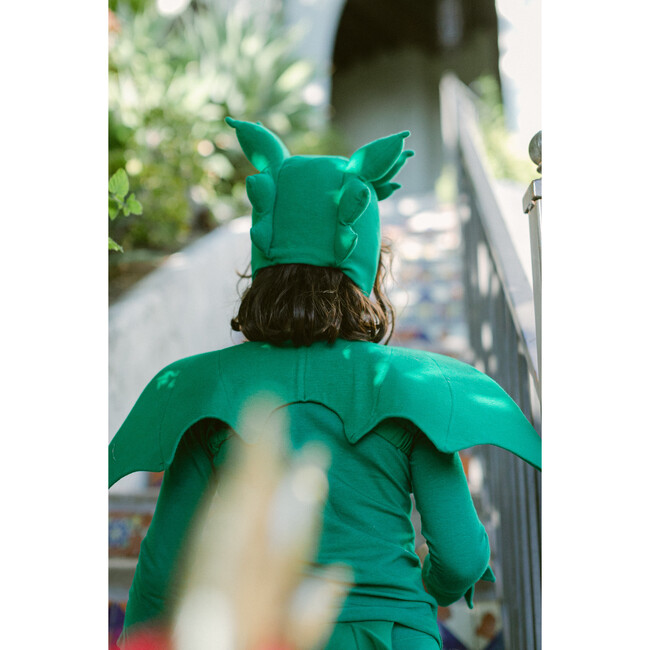 Dragon Pajama Costume, Green - Costumes - 4