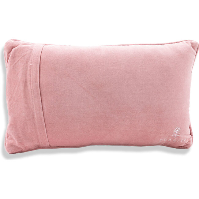 Sleigh Needlepoint Pillow, Blue, Pink - Decorative Pillows - 3