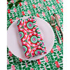 Pomegranate Round Tablecloth, Green & Pink - Tabletop - 2