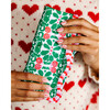 Pomegranate Napkins Set of 4, Green & Pink - Tabletop - 4