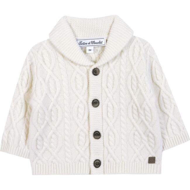 Wool Sweater, Nacre White
