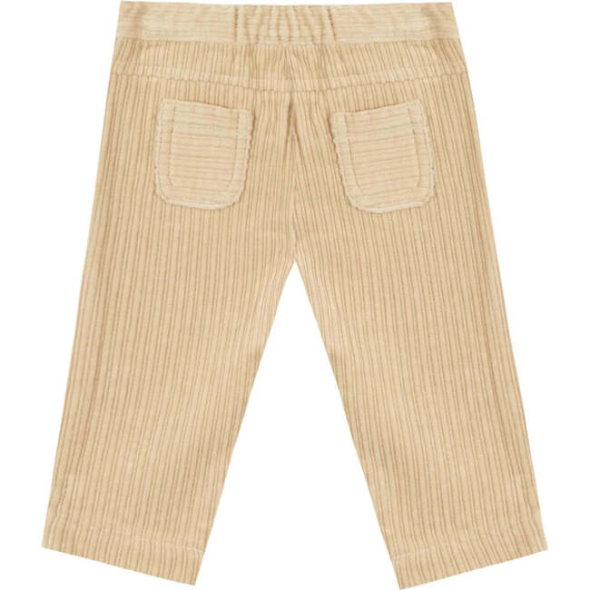 Cotton Pants, Beige - Pants - 2