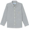 Cotton Plaid Shirt, Ecorce White - Shirts - 1 - thumbnail