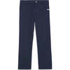 Cotton Long Pants, Marine Blue - Pants - 1 - thumbnail
