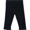 Cotton Legging, Marine Blue - Leggings - 2