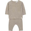 Baby Set, Greige Chiné Grey - Mixed Apparel Set - 1 - thumbnail