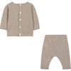 Baby Set, Greige Chiné Grey - Mixed Apparel Set - 2