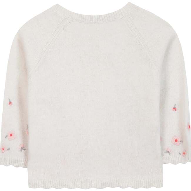 Petals Cardigan, Nacre White - Cardigans - 2