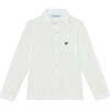 Cotton Shirt, Nacre White - Shirts - 1 - thumbnail