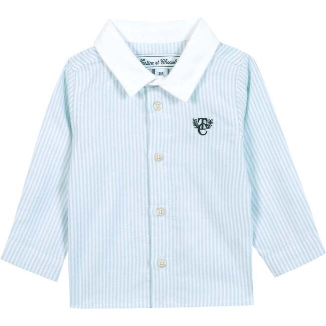 Cotton Baby Shirt, Light Blue