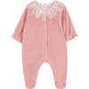 Baby Pajamas, Peach Pink - Footie Pajamas - 1 - thumbnail