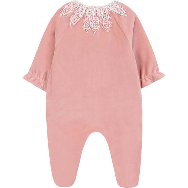 Baby Pajamas, Peach Pink - Footie Pajamas - 2