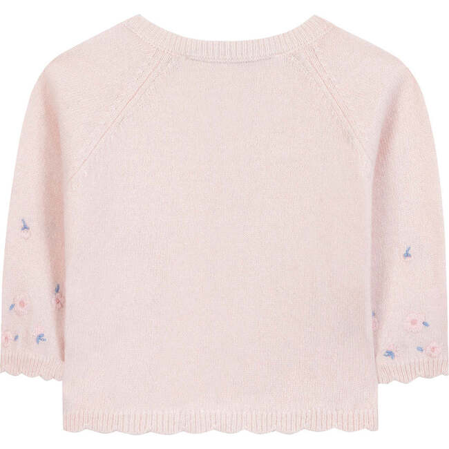 Petals Cardigan, Light Pink - Cardigans - 2