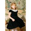 Celestine Navy Velvet Smocked Dress - Dresses - 2