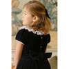 Celestine Navy Velvet Smocked Dress - Dresses - 4