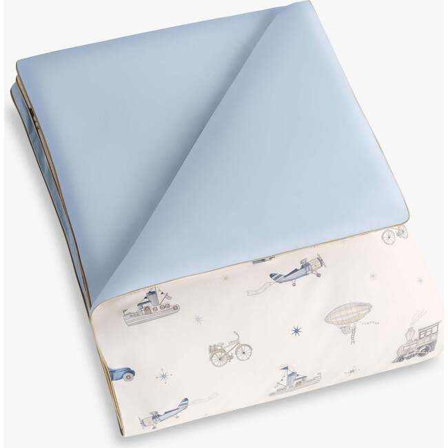 Transit Treasures, Baby Duvet Set, Blue