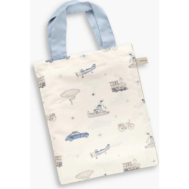 Transit Treasures, Crib Sheet, Blue - Crib Sheets - 3