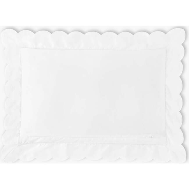 Scalloped Starlight, Toddler Pillow, White - Pillows - 2