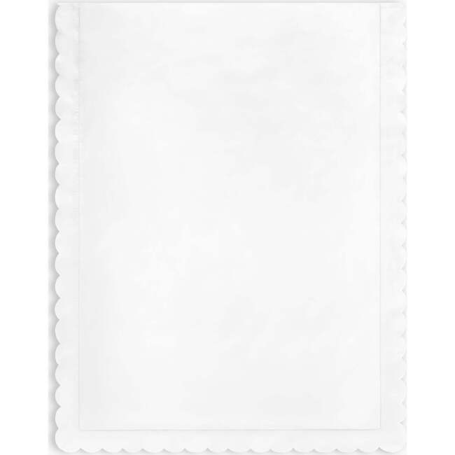 Scalloped Starlight, Baby Duvet Set, White - Duvet Sets - 2