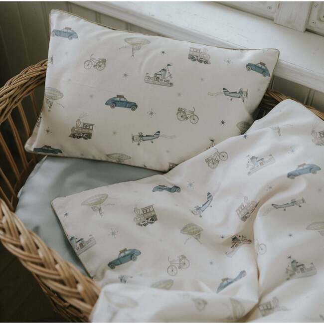 Transit Treasures, Baby Duvet Set, Blue - Duvet Sets - 5