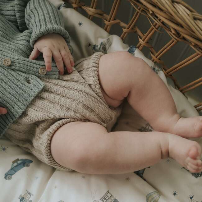 Transit Treasures, Crib Sheet, Blue - Crib Sheets - 6