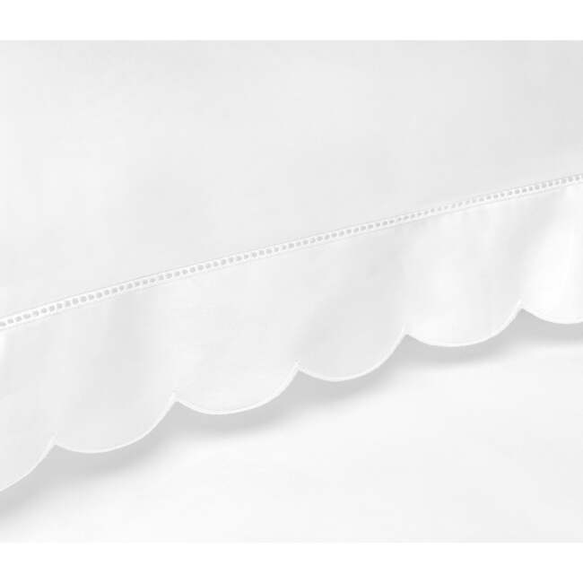 Scalloped Starlight, Baby Duvet Set, White - Duvet Sets - 3
