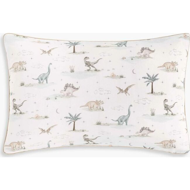 Dino Dreams, Toddler Pillow, Sage