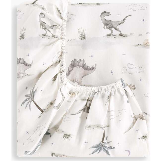 Dino Dreams, Crib Sheet, Sage - Crib Sheets - 2