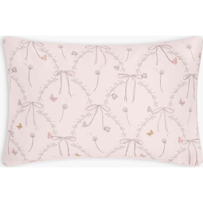 Bows & Butterfly Kisses, Toddler Pillow, Pink