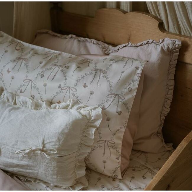 Bows & Butterfly Kisses, Twin Duvet Set, Pink - Duvet Sets - 3