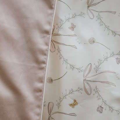 Bows & Butterfly Kisses, Twin Duvet Set, Pink - Duvet Sets - 5