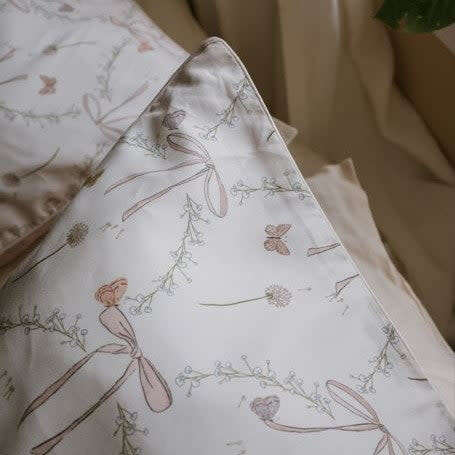 Bows & Butterfly Kisses, Twin Duvet Set, Pink - Duvet Sets - 7