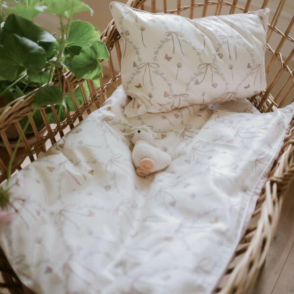 Bows & Butterfly Kisses, Baby Duvet Set, Pink - Duvet Sets - 6