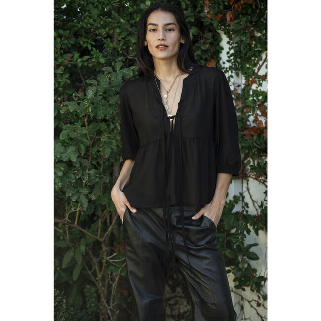 Lulu Top, Solid Black