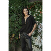 Dodo Top, Solid Black - Blouses - 1 - thumbnail