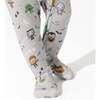 Little Monsters Bamboo Convertible Footie, Pink - Footie Pajamas - 5