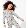 Little Monsters Bamboo Kids Pajamas, Pink - Pajamas - 7