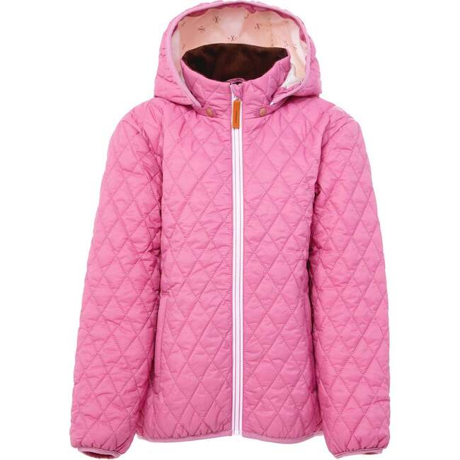 Kids Quilted Puffer Jacket, Rose Pink