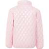 Kids Quilted Puffer Jacket, Shiny Ballerina Pink - Coats - 2