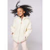 Kids Quilted Puffer Jacket, Shiny Winter White - Coats - 5