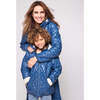 Kids Quilted Puffer Jacket, Shiny Mountain Blue - Coats - 5