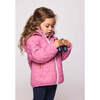 Kids Quilted Puffer Jacket, Rose Pink - Coats - 4