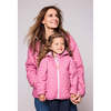 Kids Quilted Puffer Jacket, Rose Pink - Coats - 5